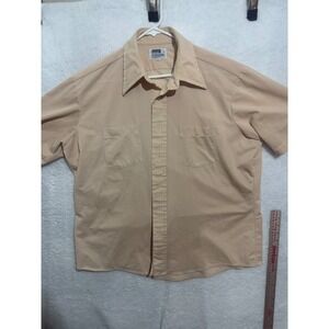 Vintage Montgomery‎ Ward Short Sleeve Shirt - Collared Button Up - Size 17